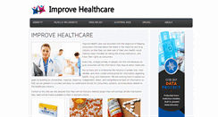 Desktop Screenshot of improvehealthcare.org