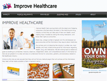 Tablet Screenshot of improvehealthcare.org